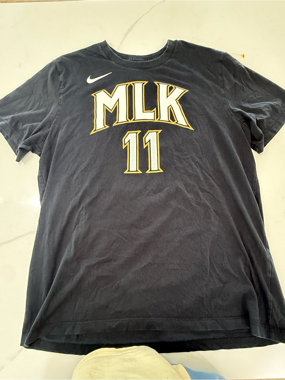 Nike Black MLK 11 Graphic Short Sleeve Tee